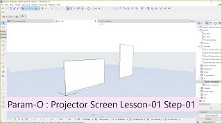 Param-O : Projector Screen Lesson-01 Step-01