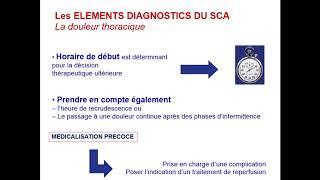 Syndromes coronariens aigus  Pr F BOUKERCHE screenshot 5