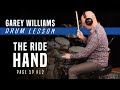 And/U&#39;s on the Ride and Hi Hat Foot Pedaling Quarter Note exercise for Drumset