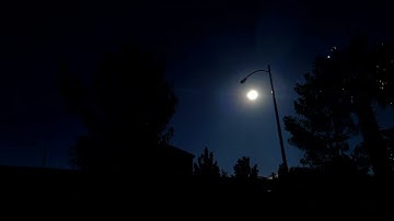 2023.10.14 Annular Eclipse from Las Vegas Nevada (street light flickers on)