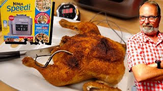 Whole Chicken NINJA SPEEDI w/ Thermometer Steam Crisp RAPID COOKER & AIR FRYER
