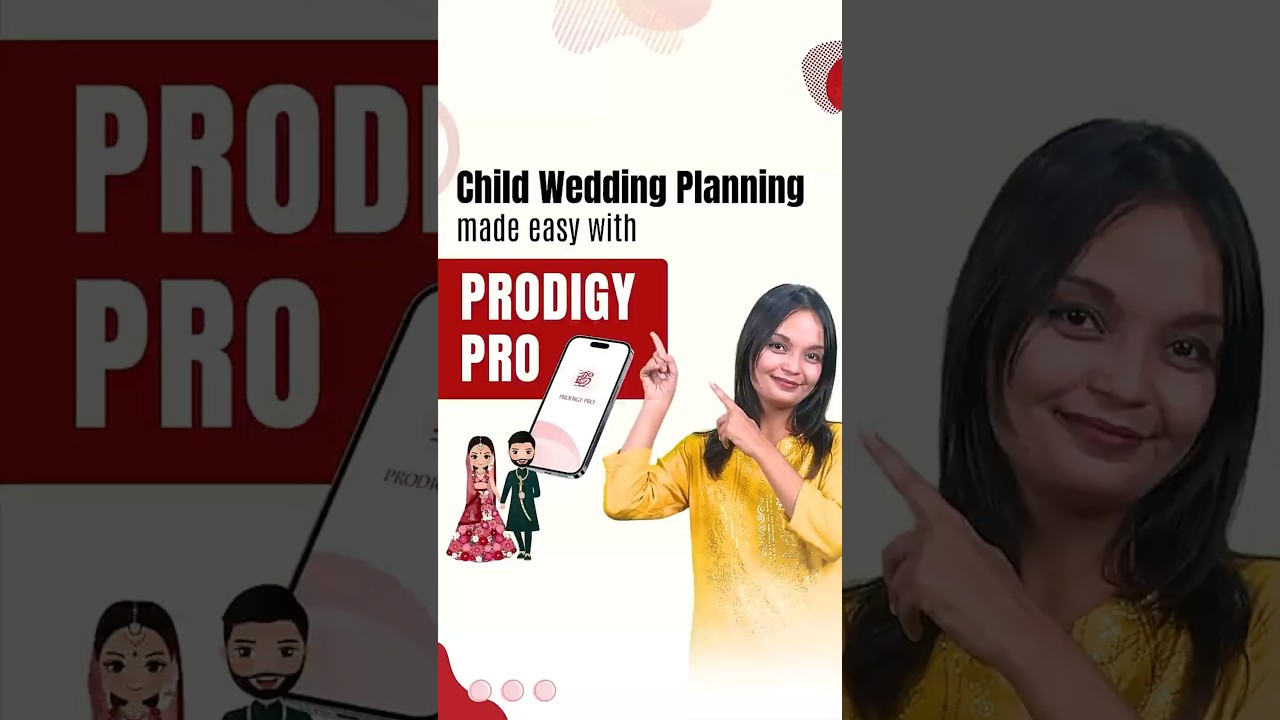 Planning your child's wedding just got easier with PRODIGY PRO! 