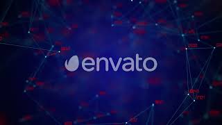 Technology Background Data Stream Tunnel. Net Worth