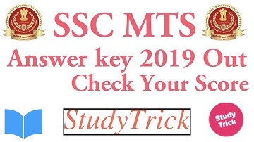 SSC MTS Answer Key 2019 | MTS Result Date | SSC MTS Official Updates