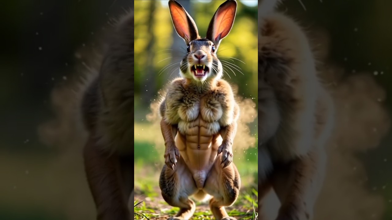 Rabbit turn into warrior 