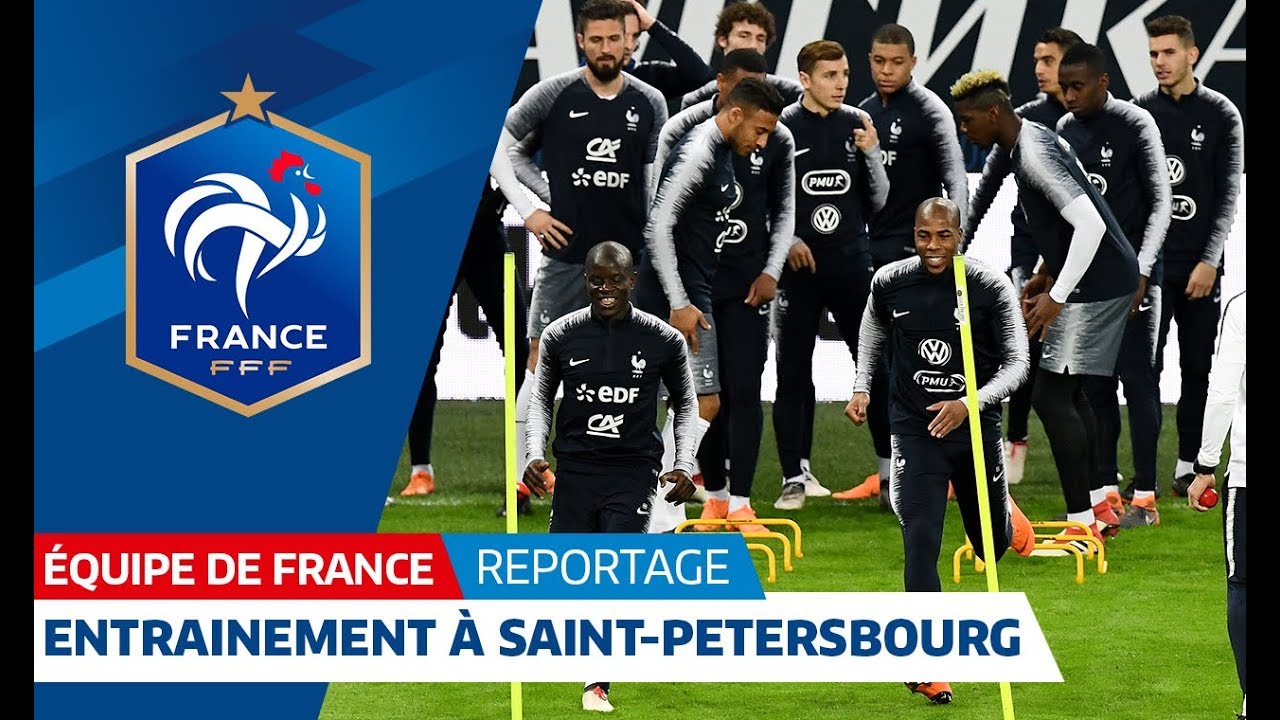 Equipe De France Entrainement Avant Russie France I Fff 2018