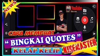 Cara membuat Bingkai Quotes Kelap kelip