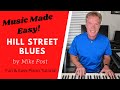 The HILL STREET BLUES TV Theme | Mike Post  | Easy Slow Piano Tutorial for Beginners