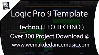 Vignette de la vidéo "Logic Pro X Template - Tech House - LFO Techno by Egas"