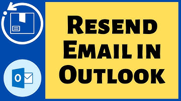 How to resend an email in outlook?