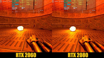 Q2VKPT - RTX 2060 vs RTX 2080 1080p Performance Comparison (Quake 2 ray tracing)