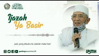 Ijazah Ya Basir - KH. M. Baidlowi Muslich
