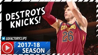 Kyle Korver Full Highlights vs Knicks (2017.11.13) - 21 Pts off the Bench!
