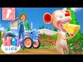 The farmer in the dell 🎤 KARAOKE | Songs for Kids | HeyKids Nursery Rhymes