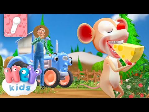 The farmer in the dell 🎤 KARAOKE | Songs for Kids | HeyKids
