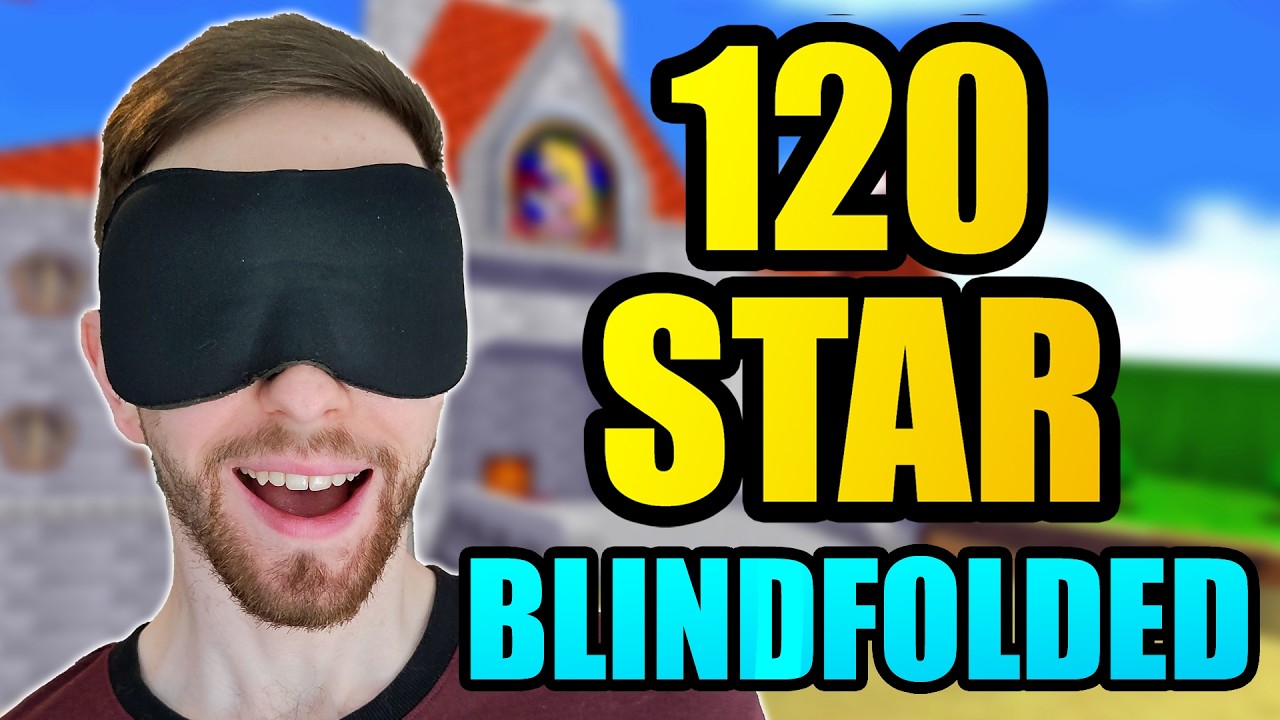 NEW BLINDFOLDED 120 Star World Record in Super Mario 64