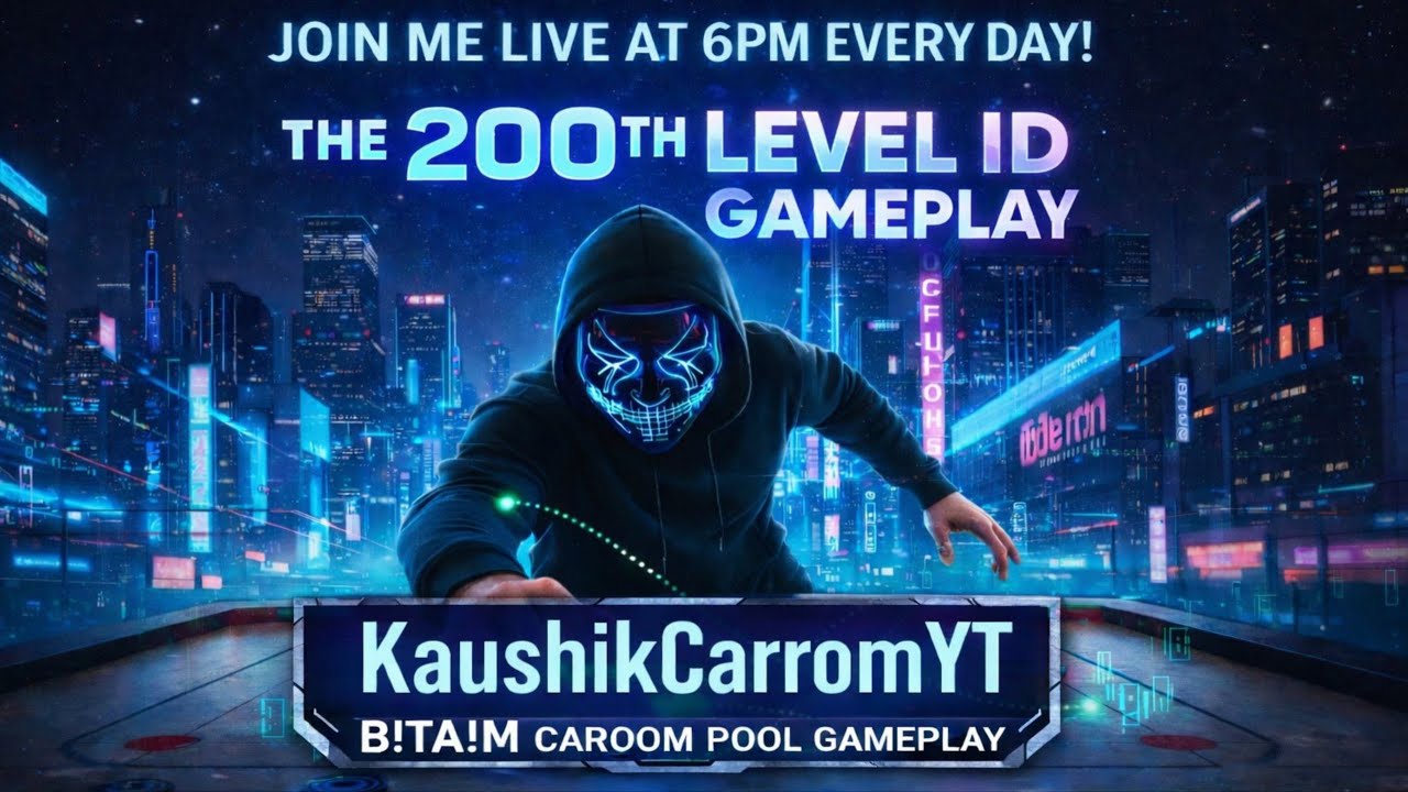 😍 How To Play Carrom Pool With B!ta!m Primium ❤️‍🔥 #Shorts #viral #carrompool #kaushikCarromYT