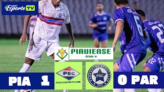 Piauí x Parnahyba. Campeonato piauiense 2026, 3° rodada. Gol e melhores momentos.