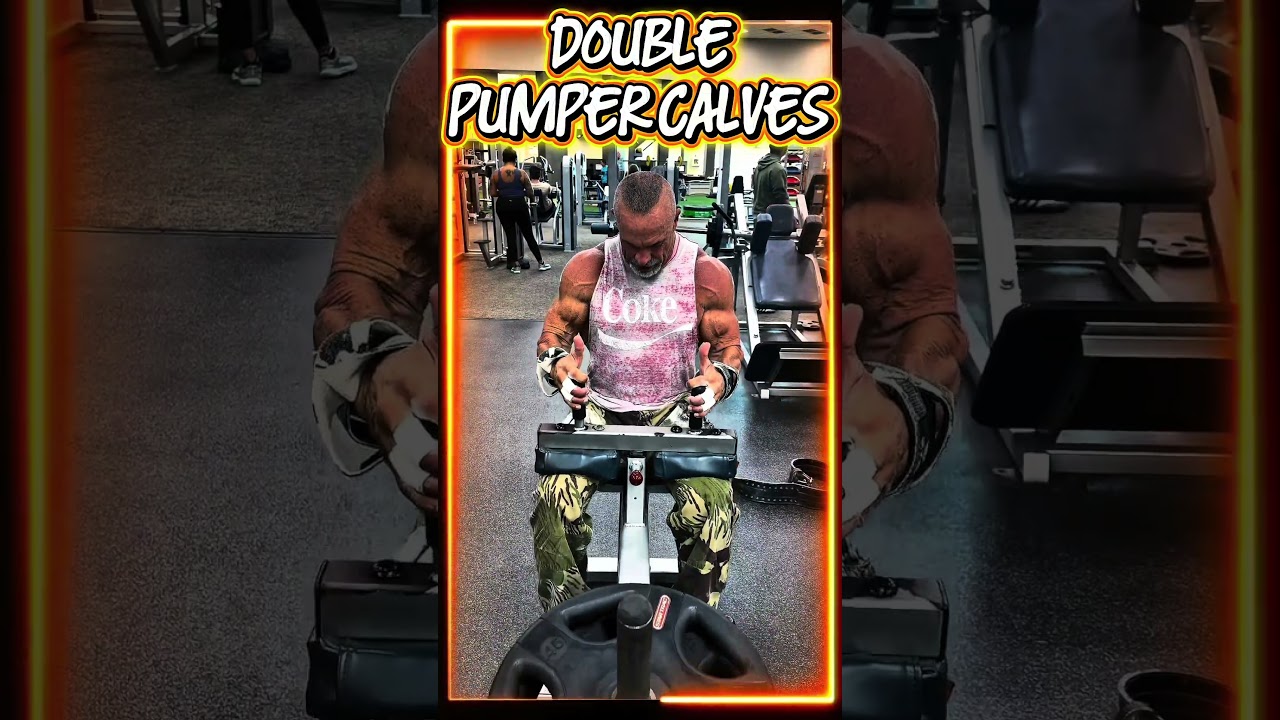 DOUBLE PUMPER CALVES #CALVES #workout #motivation #muscle #pump
