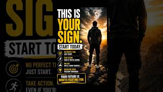 This Is Your Sign. STOP Waiting. START Today. #shorts #motivation #motivationalshorts