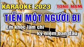 Tiễn Một Người Đi Karaoke Nhạc Sống Tone Nam I Beat Mới 2023 Dễ Hát Nhất I Karaoke Lâm Hiền
