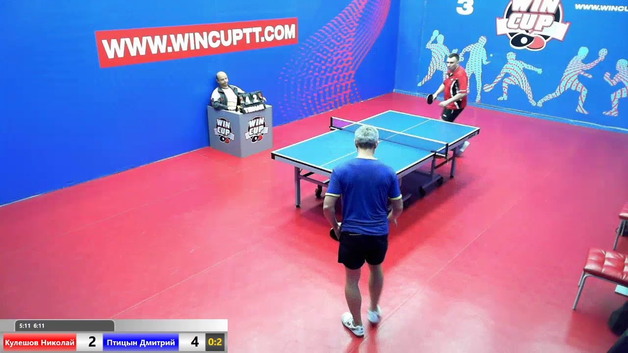 Кулешов Николай 0 - 3 Птицын Дмитрий Турнир Восток 3 WIN CUP 28.02.2020 ...