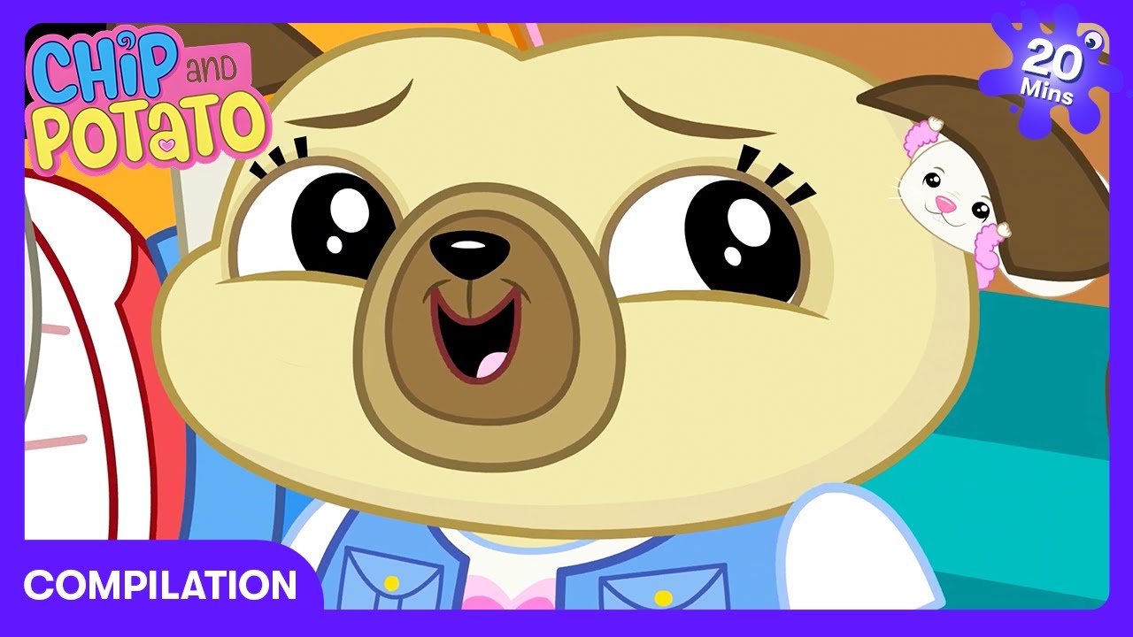 Chip and Potato - ¡Adiós amigos y día de escuela! 🍎 | WildBrain Pequeña ...
