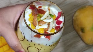 मैंगो मस्तानी-Mango mastani recipe-mango mastani Pune style-Mango mastani mango drink - by Ratna