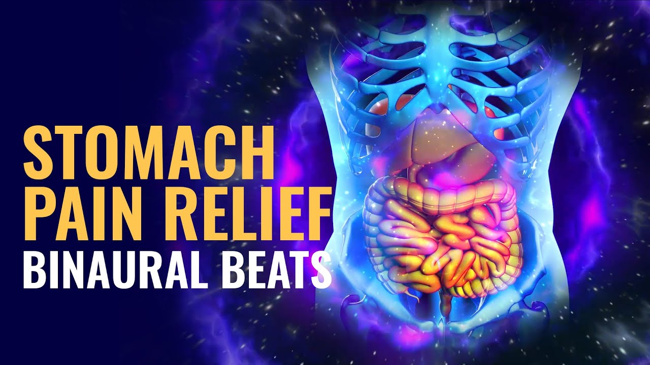 Stomach Pain Relief with Binaural Beats  Rife Frequency  Healing Sound   Stomach Cramps Treatment