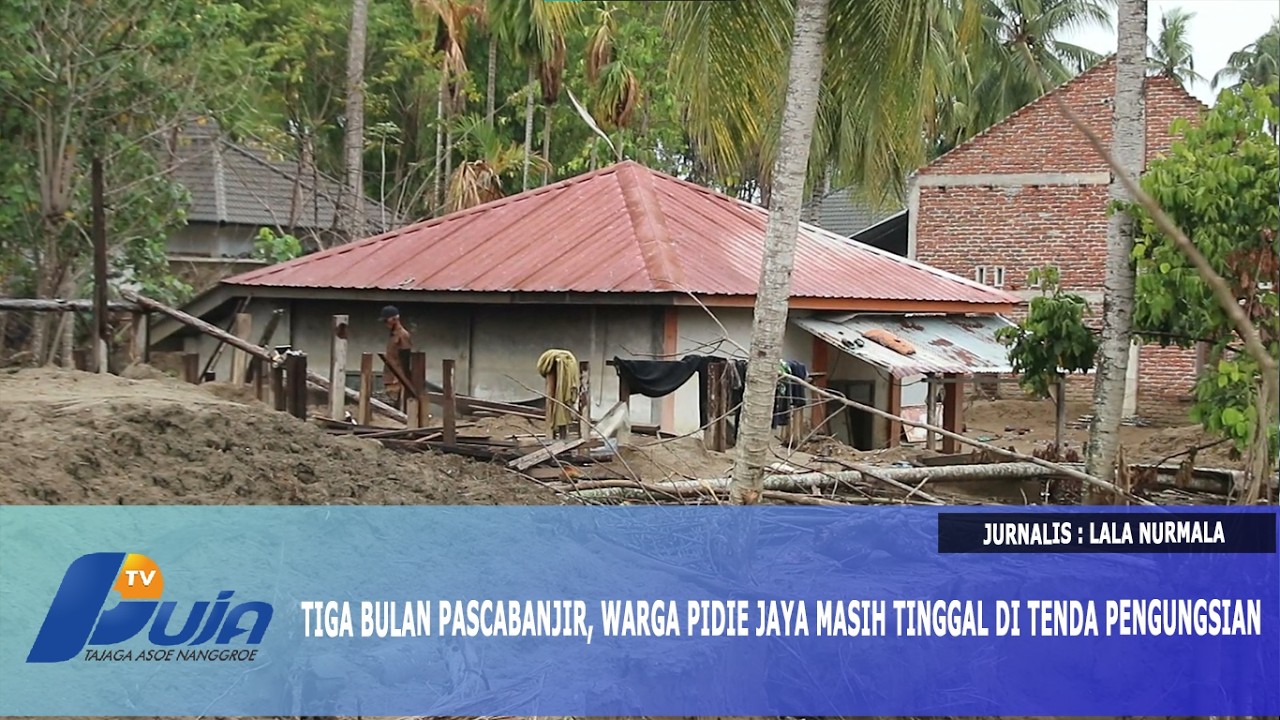 Tiga Bulan Pascabanjir, Warga Pidie Jaya Masih Tinggal di Tenda Pengungsian
