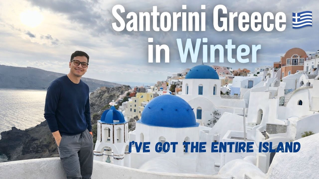 SANTORINI Greece 🇬🇷 in January | 3 days in the island