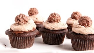 Ferrero Rocher Cupcake Recipe - Laura Vitale - Laura in the Kitchen Episode 952