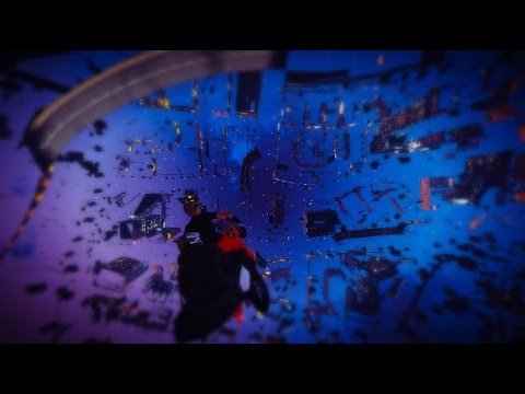 Глитч на полёт под текстурой #9