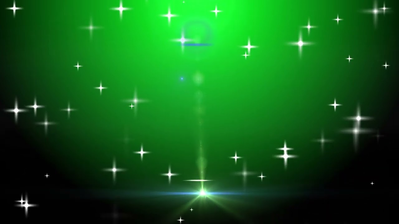 Green star Motion Optical flares lens ,