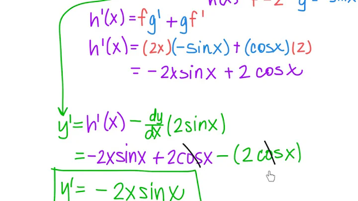 Calc 2.3 - Product and Quotient Rules; Higher Order Derivatives