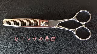 セニングシザーの使い方の基礎