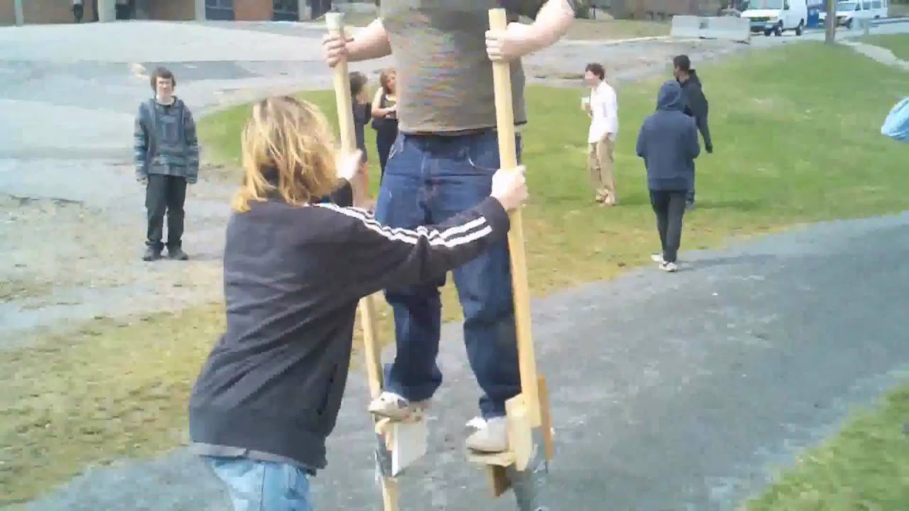 Funny Stilts Video YouTube