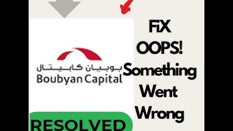 How to Fix Boubyan App "Oops Something Went Wrong" Problem on Android  #troubleshooting #techsupport