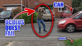I almost DIED in VR ... Oculus Quest FAIL! #shorts