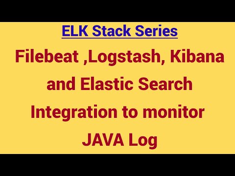 Demo Session : How to monitor java application log using ELK stack  || Kibana Log Monitoring || ELK