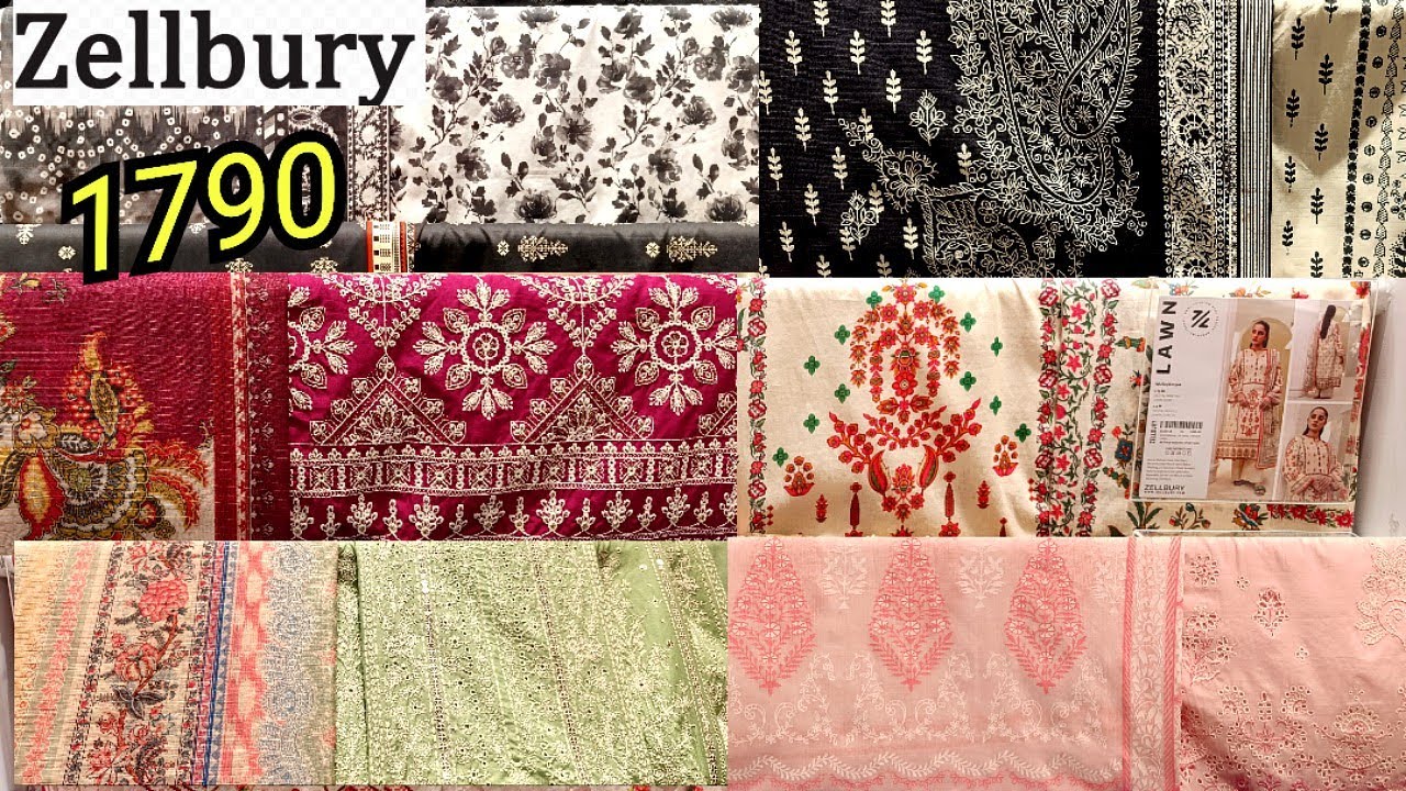 Zellbury New Eid Collection 2025❣️Zellbury Unstitched Collection in 1990