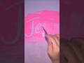 KPop idol names writing asmr | #shorts #asmr #kpop #jennie