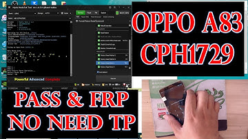 OPPO A83 CPH1729 Remove Password pattern frp via hydra tool no need tp