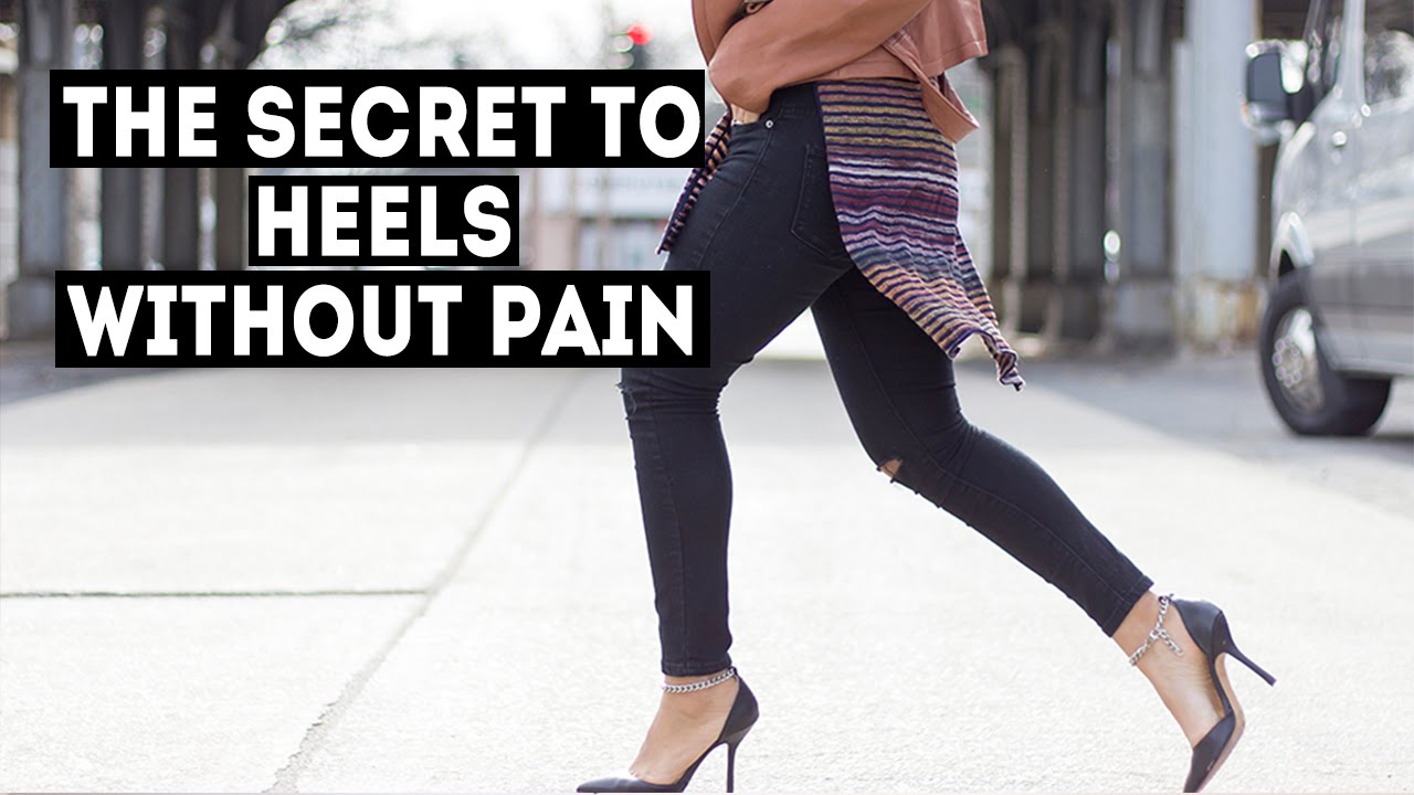 How to walk in high heels without pain, according to an expert