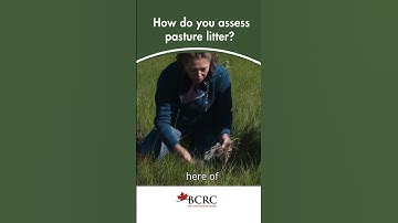 How do you assess pasture litter and range health?