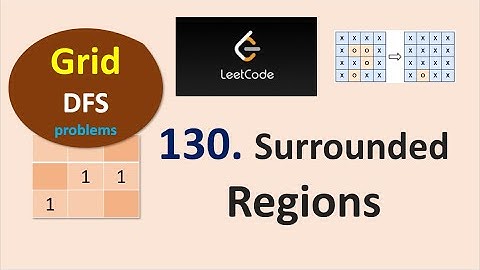 Leetcode  130 |  Surrounded Regions