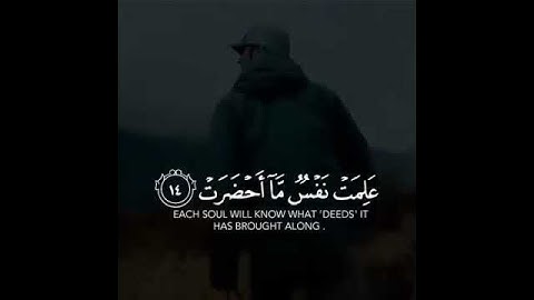 القارئ احمد خضر | سورة التكوير