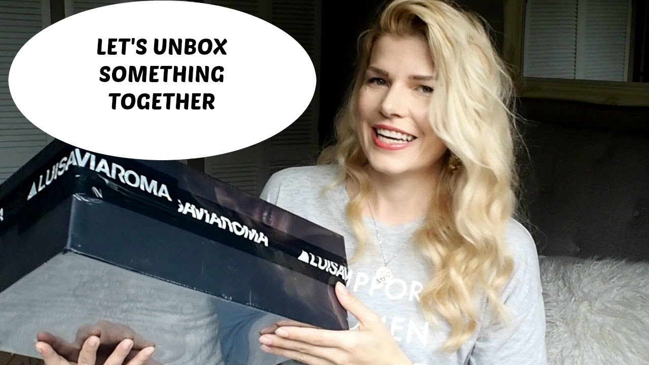 Luisa Via Roma Net A Porter Unboxing Eva Mcmahon Youtube