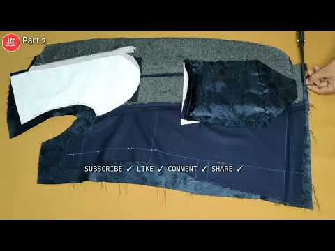 Single breast coat stitching part 2 | S B coat ka lab, front, samna, Reddy karna sikhe | coat sew