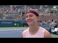 Karolina Muchova On-Court Interview | 2026 US Open Round 1
